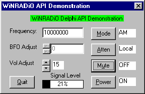 WiNRADiO in Delphi 